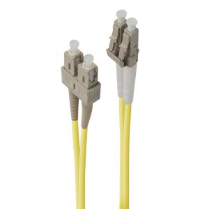 Fiber Optic Cable LC-SC Single Duplex LSZH 2m