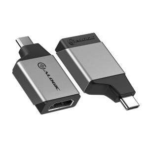 ULCHDMN-SGR USB Graphics Adapter 3840 x 2160 pixels Black, Grey